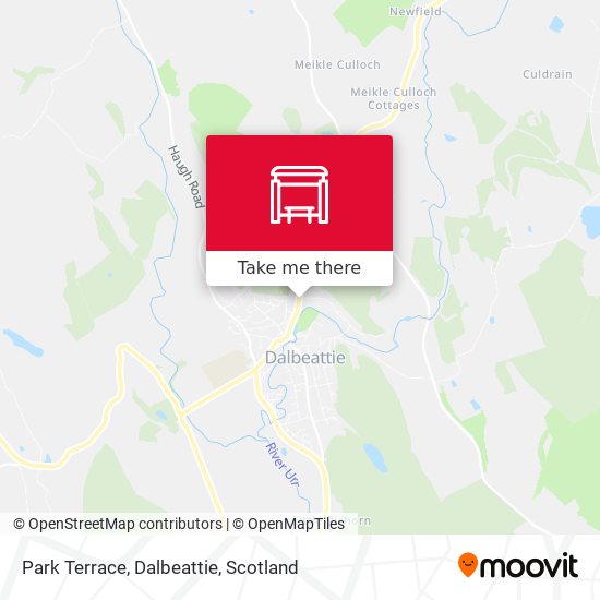 Park Terrace, Dalbeattie map