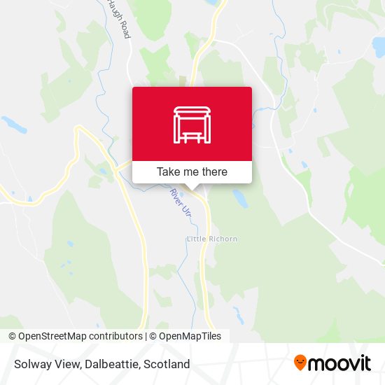 Solway View, Dalbeattie map