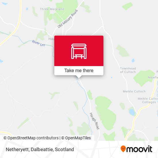 Netheryett, Dalbeattie map