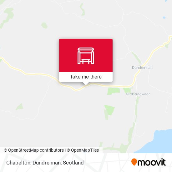 Chapelton, Dundrennan map