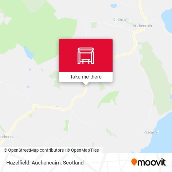 Hazelfield, Auchencairn map