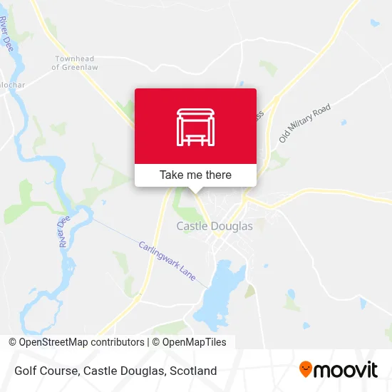 Golf Course, Castle Douglas map