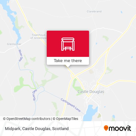 Midpark, Castle Douglas map