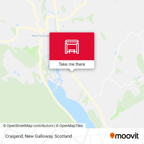 Craigend, New Galloway map
