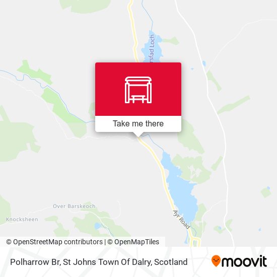 Polharrow Br, St Johns Town Of Dalry map