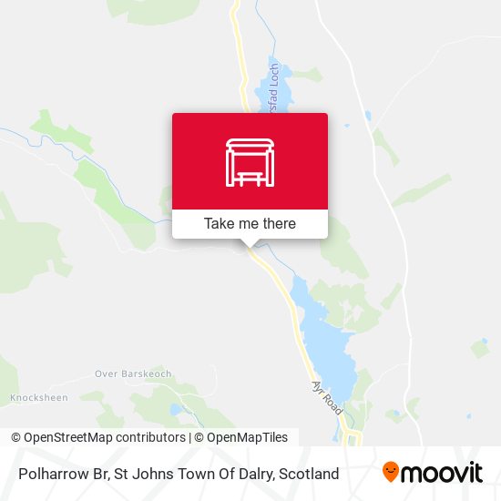 Polharrow Br, St Johns Town Of Dalry map