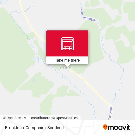 Brockloch, Carsphairn map