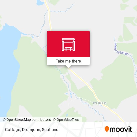 Cottage, Drumjohn map