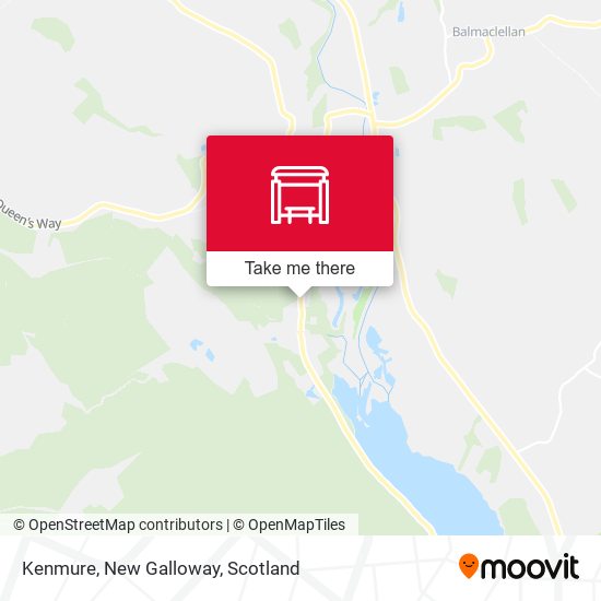 Kenmure, New Galloway map