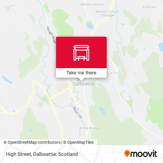 High Street, Dalbeattie map
