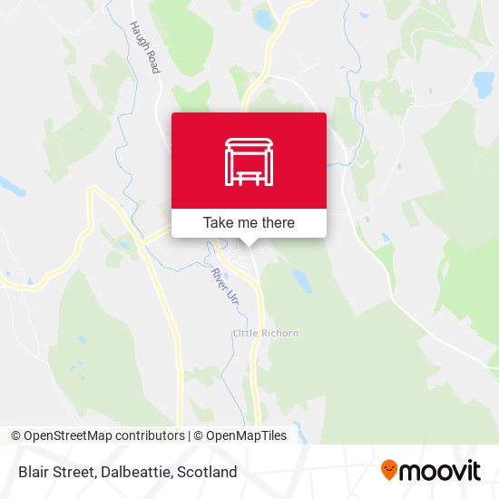 Blair Street, Dalbeattie map