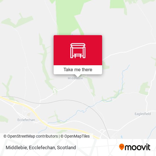 Middlebie, Ecclefechan map