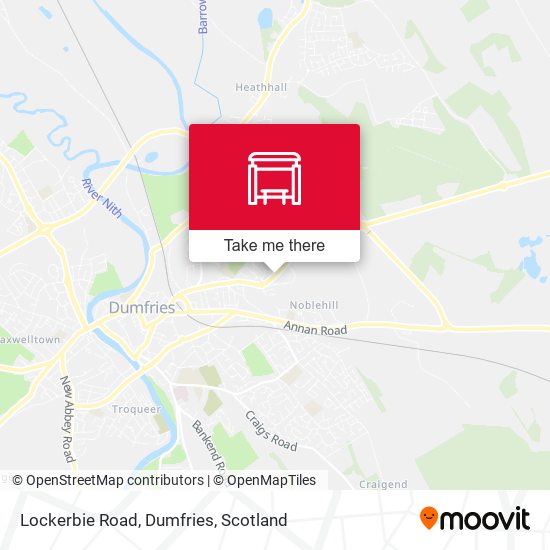 Lockerbie Road, Dumfries map