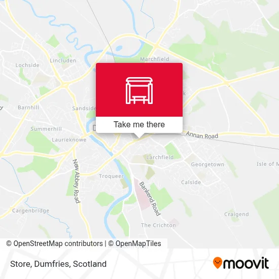 Store, Dumfries map