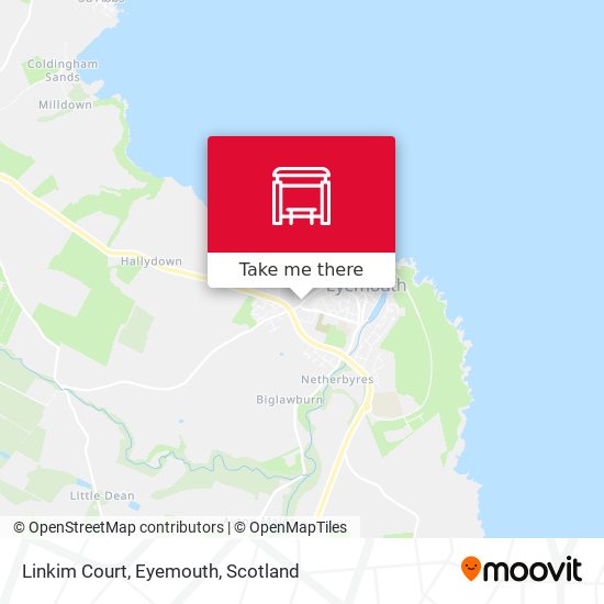 Linkim Court, Eyemouth map