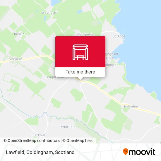 Lawfield, Coldingham map