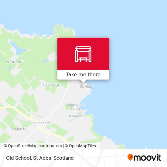 Old School, St Abbs map