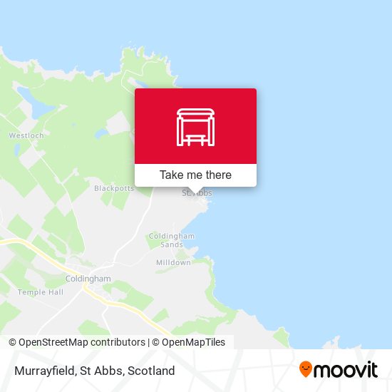 Murrayfield, St Abbs map