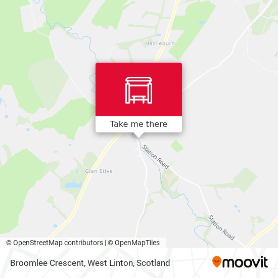 Broomlee Crescent, West Linton map