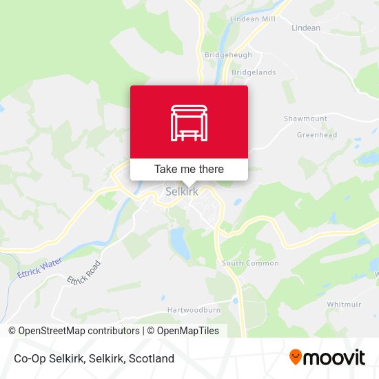 Co-Op Selkirk, Selkirk map