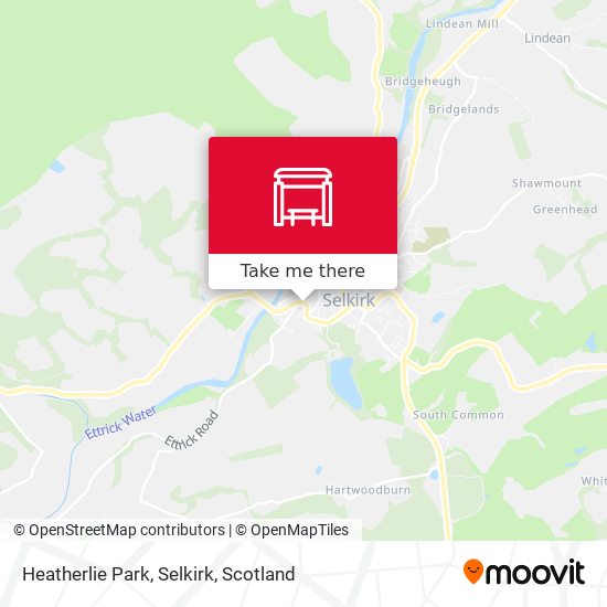 Heatherlie Park, Selkirk map