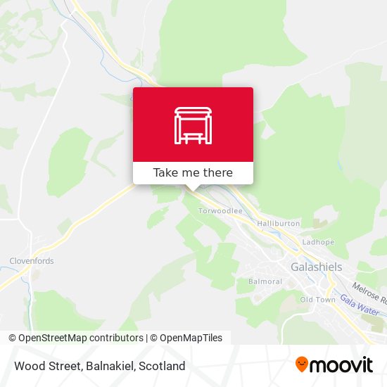 Wood Street, Balnakiel map