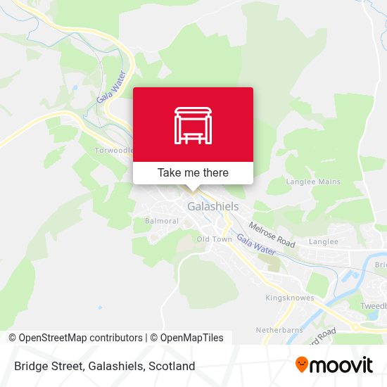 Bridge Street, Galashiels stop - Routes, Schedules, and Fares