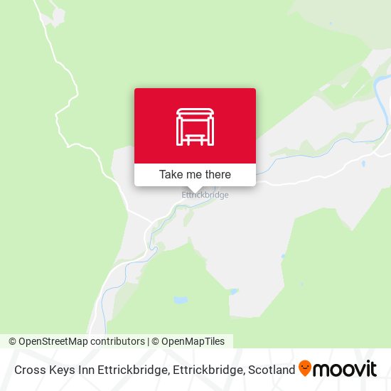 Cross Keys Inn Ettrickbridge, Ettrickbridge map