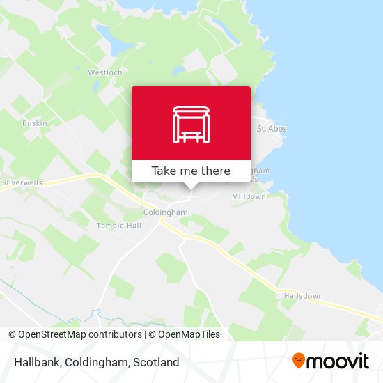 Hallbank, Coldingham map