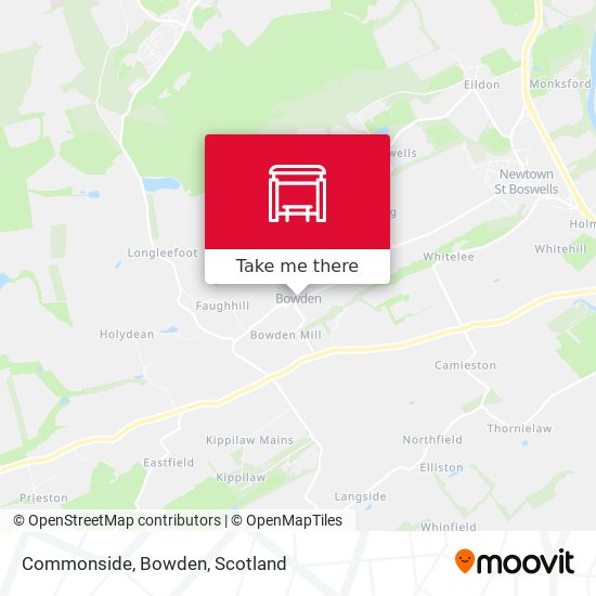 Commonside, Bowden map