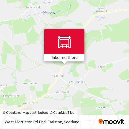 West Morriston Rd End, Earlston map