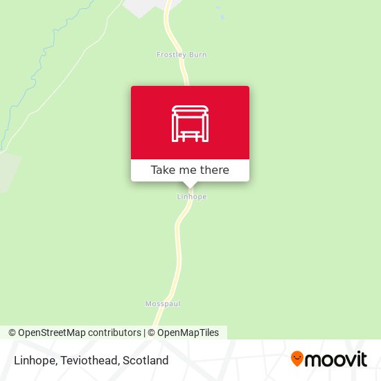 Linhope, Teviothead map