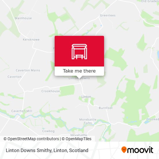 Linton Downs Smithy, Linton map