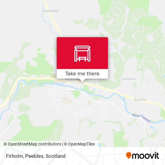 Firholm, Peebles map