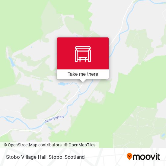 Stobo Village Hall, Stobo map