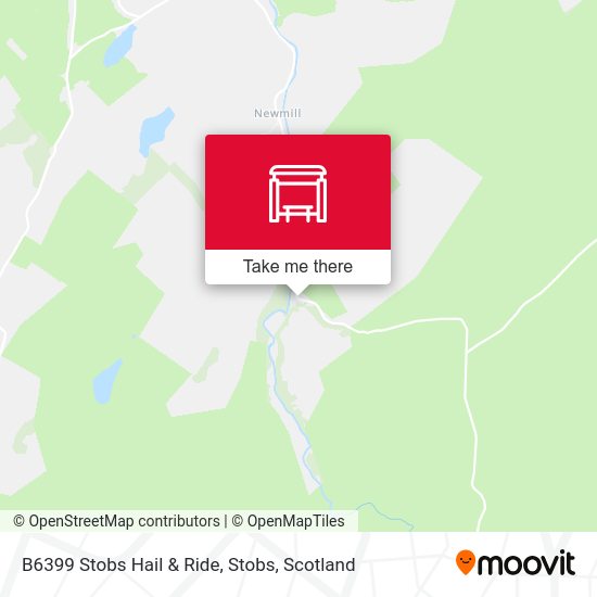 B6399 Stobs Hail & Ride, Stobs map