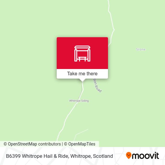 B6399 Whitrope Hail & Ride, Whitrope map