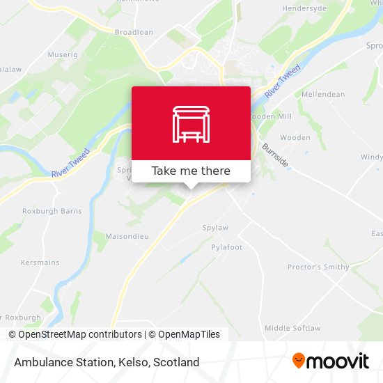 Ambulance Station, Kelso map