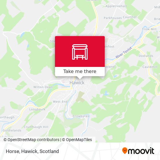 Horse, Hawick map