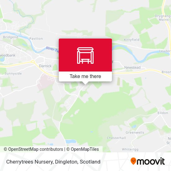 Cherrytrees Nursery, Dingleton map