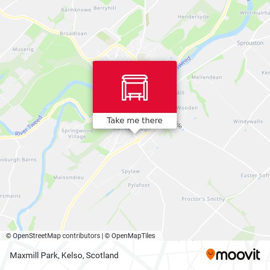 Maxmill Park, Kelso map