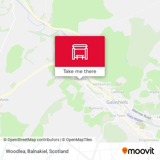 Woodlea, Balnakiel map