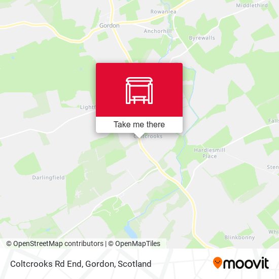 Coltcrooks Rd End, Gordon map