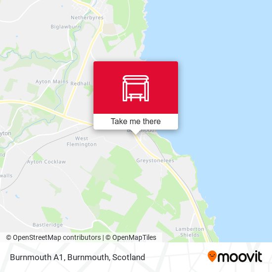 Burnmouth A1, Burnmouth map