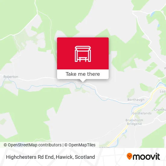Highchesters Rd End, Hawick map