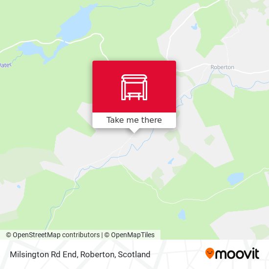 Milsington Rd End, Roberton map