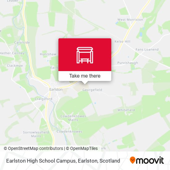 Earlston High School Campus, Earlston map