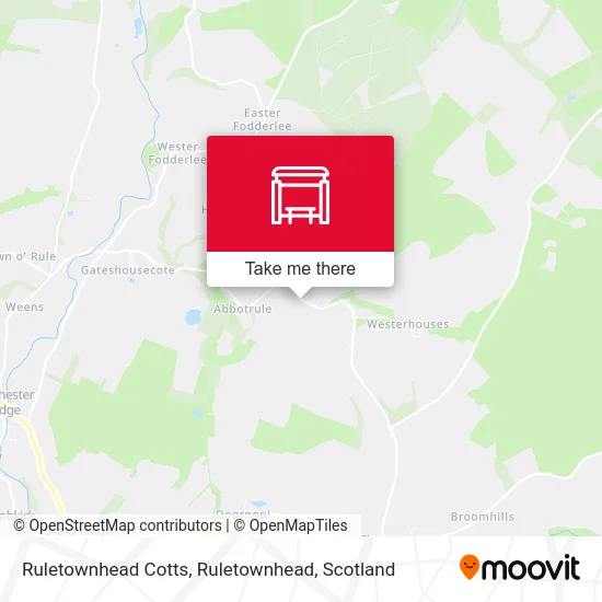 Ruletownhead Cotts, Ruletownhead map
