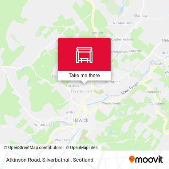 Atkinson Road, Silverbuthall map