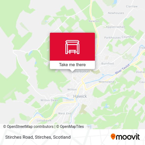 Stirches Road, Stirches map